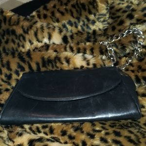 Narciso Rodriguez chain link leather clutch